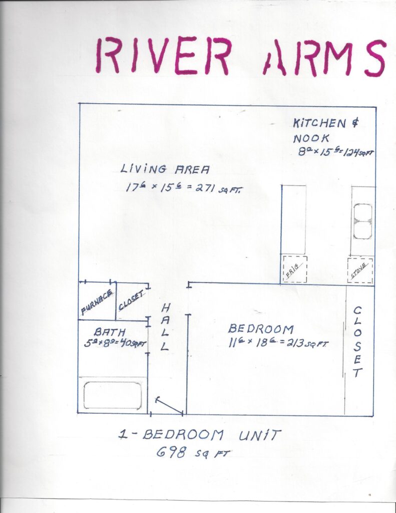 One Bedroom River Arms